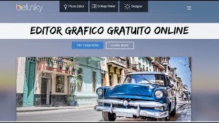 BeFunky Editor Grafico Gratuito Online [upl. by Natale]