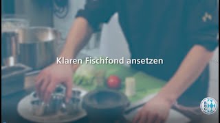 Klaren Fischfond ansetzen  Prüfungsvorbereitung Ausbildung KochKöchin [upl. by Anihc]