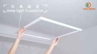 LED Frame Panel Light Demonstration and Installation Guide [upl. by Nnaharas]