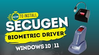 How To Install Secugen Biometric Device In Windows 10  Secugen Biometric Device Installation on PC [upl. by Mundford775]