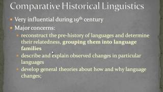 Overview of Comparative Linguistics [upl. by Hakkeber]