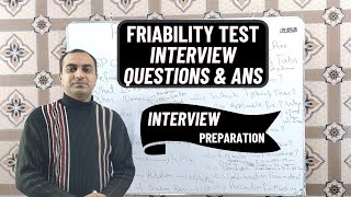 Friability Test Interview Questions amp Answers  Interview Preparation [upl. by Aldo]