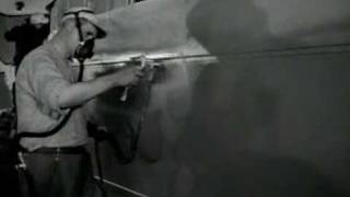 Spray Painting Hazards and Air Line Respirator 1930s [upl. by Elberta210]