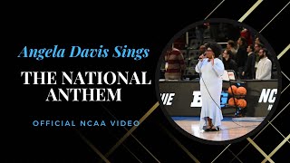 Angela Davis Performs the National Anthem for Midwest Regional Game 33124 Official NCAA Video [upl. by Eido]