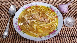 ЛАПША из Курицы Organic chicken noodles ENG SUB Выпуск №459 [upl. by Yseulta]