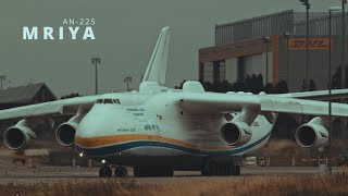 Antonow AN225 quotMriyaquot Take Off Airport LeipzigHalle [upl. by Shanon]