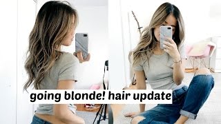 Going Balayage Blonde From Dark Hair  Care Cost amp More  rachspeed [upl. by Assennav951]