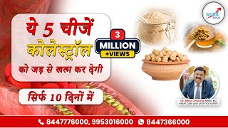 कोलेस्ट्रॉल Cholesterol को तेज़ी से कम करने का रामबाण उपाय  Cholesterol Control Foods  SAAOL [upl. by Eirdua]