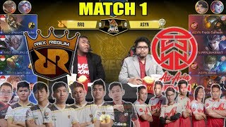 Skuad Terkuat Bertemu  RRQO2 vs AirAsia Saiyan Match 1 MEC 2018 MOBILE LEGENDS [upl. by Asek551]