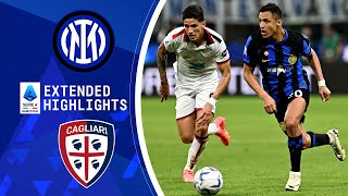 Inter vs Cagliari Extended Highlights  Serie A  CBS Sports Golazo [upl. by Brace]