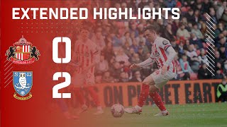 Extended Highlights  Sunderland AFC 0  2 Sheffield Wednesday [upl. by Nerat]