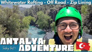 Epic Antalya Adventure Whitewater Rafting OffRoading and Zip Lining [upl. by Booth]