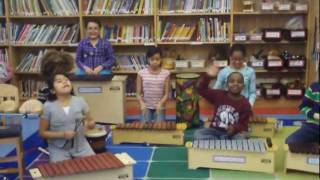 Hot Cross Buns PS 51 Orff Ensemble [upl. by Rustin670]