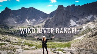 MOST BEAUTIFUL PLACE IN WYOMING  BACKPACKING the WIND RIVER RANGE  Cirque of the Towers [upl. by Pandolfi]