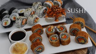 Sushi ganz einfach selbst machen  Maki Sushi  InsideOut Crispy amp Crunchy Sushi  Suşi Tarifi [upl. by Guthrey330]