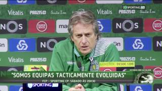 Conferência de Imprensa Jorge Jesus  FC Porto X Sporting CP  03 de Fevereiro de 2017 [upl. by Merl39]