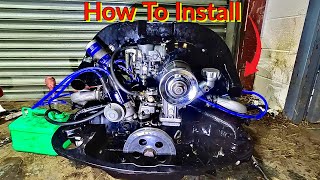 How to Install Tinware Classic VW air cooled Beetle Bus Karmann Ghia [upl. by Nnyled]