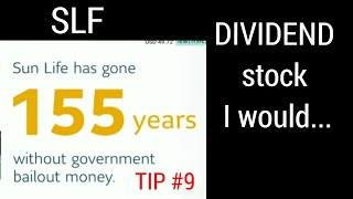 SLF Sun Life Dividend stock I would buy example MUST KNOW TIP 9 [upl. by Aneeuq]