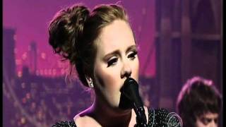 Adele  Chasing Pavements Live Debut on The Late Show with David Letterman [upl. by Anniken213]