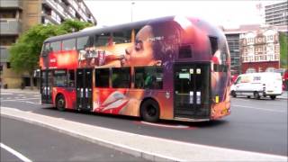 Buses at Elephant amp Castle 18082016 [upl. by Enyrat]