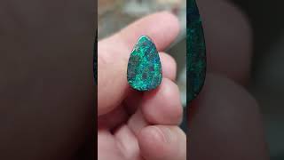 Boulderopal als Tropfen geschliffen crystals opalholic gemstone [upl. by Russi]