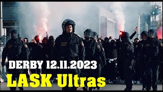 LINZER DERBY LASK Ultras Fanmarsch 12112023 [upl. by Aehsan407]