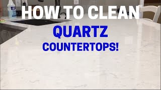 How To Clean and Maintain Quartz Countertops [upl. by Myna]