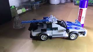 LEGO DeLorean DMC12 back to the future mini test [upl. by Junko]