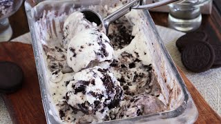 HELADO de OREO  Helado Casero Fácil y Rápido  CUKit [upl. by Ahseiyt128]