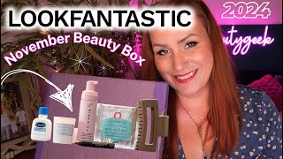 SPOILER LOOKFANTASTIC NOVEMBER 2024 BEAUTY SUBSCRIPTION BOX UNBOXING [upl. by Alonzo]