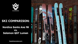 Ski Comparison Nordica Santa Ana 98 vs Salmon QST Lumen 98 [upl. by Asilla]