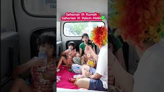 KESERUAN DOMINIQ SEHARIAN DI DALAM MOBILtrendingviralvideoshortviralshortvideotrendviralshort [upl. by Bogoch]