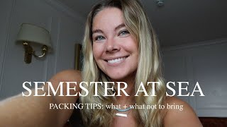 Semester at Sea QampA  Packing tips  more [upl. by Browning148]