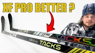 On Ice with CCM Tacks XF Pro vs AS6 Pro hockey stick review  No tech talk  is it a better stick [upl. by Williamson261]