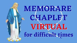 Memorare Chaplet  Prayer in Difficult Times  VIRTUAL ROSARY [upl. by Nereus]