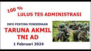 INFO PENDAFTARAN TARUNA AKMIL 2024 SEGERA DAFTAR [upl. by Oiramal61]