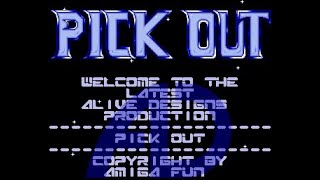 Pick Out Review for the Commodore Amiga by John Gage [upl. by Shaun441]