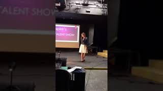 Tyler Joseph quotProve Me Wrongquot Cover Performance by Keanna Rainie  ISAS Talent Show 2018 [upl. by Ecyrb567]