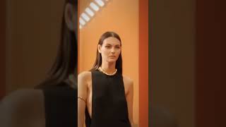 Vittoria Ceretti Runway walk fashion [upl. by Linnet10]