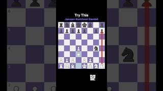 Try This JanzenKorchnoi Gambit chess chesscom viral shorts [upl. by Uhile]