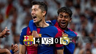 Barcelona x real Madrid  40  extended highlights and Goals  laliga 2024 [upl. by Marih]