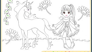 Free Unicorn Coloring Pages For Kids  Unicorn Coloring Pages [upl. by Adham120]