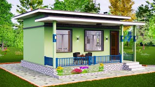 Small Nice House Design 5x8 Meters  40 Sqm  کوچیک و شگفت انگیز [upl. by Carnahan]