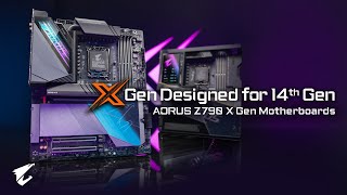 Z790 AORUS MASTER X amp XTREME X Ultimate Platform for Intel 14thgen CPUs  Product Overview [upl. by Dupin795]