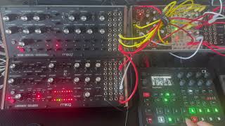 Dub Techno Jam with Moog DFAM Labyrinth Mavis Elektron Syntakt and Friends [upl. by Eiveneg]