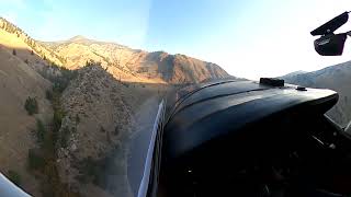 Mahoney Creek Airstrip Idaho Takeoff in a Cessna 182 [upl. by Gilburt]