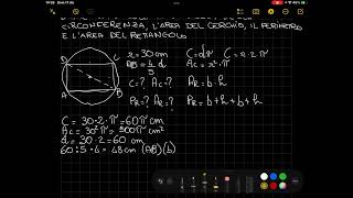 Problema 3 rettangolo in una circonferenza [upl. by Murry]