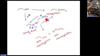 Organic Chemistry 1  SN2 reactions with alcohols [upl. by Ysirhc]