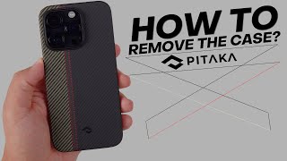 HOW TO Remove a PITAKA Case from Your Phone [upl. by Esyak]