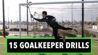 15 Goalkeeper Drills w Progressions  Part 1  Pro GK [upl. by Arolf224]